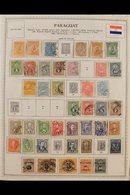 1879-1964 CLEAN COLLECTION ON ALBUM PAGES A Good Mint And Used Collection Which Includes 1897 5r And 10r Mint, A Range O - Paraguay