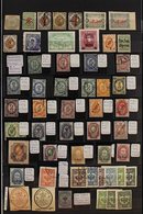 RUSSIAN AREAS, PO's IN LEVANT & CIVIL WAR ISSUES 1845-1923 Mint & Used Ranges On Stock Pages, Includes Finland 1845 10k  - Other & Unclassified