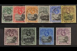 1912-16 King George V Pictorials Complete Set, SG 72/81, Very Fine Used. (10 Stamps) For More Images, Please Visit Http: - Isla Sta Helena