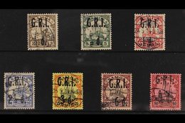 1914 NEW ZEALAND OCCUPATION A Fine Used Group Of The Surcharged "Kaiser Yacht" Issues That Includes ½d On 3pf Brown, ½d  - Samoa