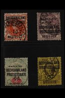 MAFEKING 1900 1d On ½d Vermilion To 6d On 3d Purple On Yellow, Stamps Of Bechuanaland Protectorate, SG 6- 9, Complete Se - Unclassified