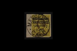 MAFEKING 1900 6d On 3d Purple On Yellow, Bechuanaland Protectorate, SG 9, Fine Used On Piece With Complete Mafeking Cds. - Ohne Zuordnung