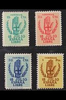 NATIONALIST ISSUES 1938 Second Anniv Of National Uprising Complete Set (Michel 807/10, SG 926/29, Edifil 851/54), Very F - Other & Unclassified