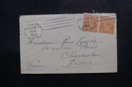 AUSTRALIE - Enveloppe De Sydney Pour La France En 1922, Affranchissement Plaisant - L 47745 - Cartas & Documentos