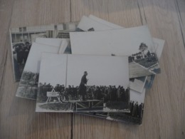 Lot 16 Cartes Photos  Militaires Militaria Militaire Personnalités Dont Inauguration Monuments Aux Morts Anglais - Guerra 1914-18