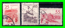 YUGOSLAVIA SELLO AÑO 1961 TECNOLOGIA Y ARQUITECTURA - Used Stamps