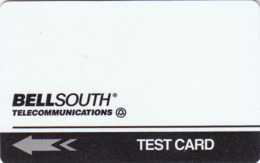 USA -  Test Card For The 1994 Technical Trial (Mag Stripe): White B, BellSouth Telecom, Tirage 2000, 01/94 - [2] Tarjetas Con Chip