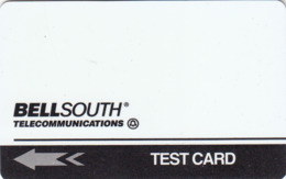 USA -  Test Card For The 1994 Technical Trial (Mag Stripe): White B, BellSouth Telecom, Tirage 2000, 01/94 - [2] Chip Cards