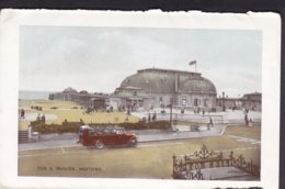 United Kingdom PPC Pier & Pavilion, Worthing Carbo-Colour View Letter Card WORTHING Sussex 1939 LÜBECK Germany - Worthing