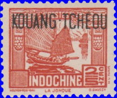 Kouang-Tchéou 1942. ~  YT 140* Par 4 - 2/5 C. Jonque - Sin Clasificación