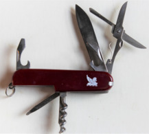 Couteau Multifonctions Type Couteau Suisse Reader's Digest Logo Hippocampe Ou Pégase - Knives