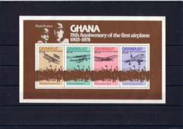 SPACE - Airplane - GHANA - S/S MNH - Collections