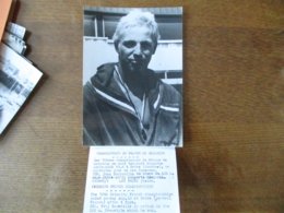 CHAMPIONNAT DE FRANCE DE NATATION DE BRIVE 10/8/80 PHOTO AFP IVAN BOUTEVILLE 100 M NAGE LIBRE  18cm/13cm - Swimming