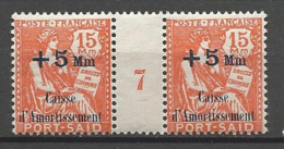 PORT-SAID Millésime 7 Sur N° 86 NEUF** LUXE SANS CHARNIERE / MNH - Unused Stamps