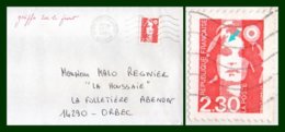 Petite Variété Griffe Rouge Sur Briat OMEC Bretteville Sur Odon 1991 - Covers & Documents