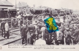 KONTICH - CONTICH - 21 Mai 1908 - Schrikkelijk Spoorweg Ongeluk - Algemeen Zicht Der Ramp - Kontich