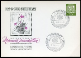 Bund PP24 C2/001 BUNDESGARTENSCHAU STUTTGART 1961 NGK 10,00 € - Privatpostkarten - Gebraucht