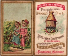 1 Calendrier 1896 Maison Des Abeilles Bees Honey PRINTER Courbe  Rouzet  Bienen Honing Honig Bijen Korf Beehive Bienen - Petit Format : ...-1900