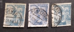 Edifil 1049.Franco 1949-53. Matasellos  Gallegos  Ferrol, Orense Y Pontevedra. - 1931-50 Usati