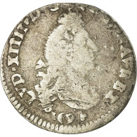 Monnaie, France, Louis XIV, 4 Sols Aux 2 L, 1694, Tours, TB, Gadoury 106 - 1643-1715 Lodewijk XIV De Zonnekoning