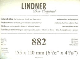 LINDNER - ETUIS De PROTECTION 155x110 Mm (Cartes Postales,REF. 882) - Unclassified