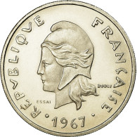 Monnaie, Nouvelle-Calédonie, 20 Francs, 1967, Paris, ESSAI, SPL, Nickel, KM:E12 - Nouvelle-Calédonie