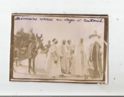 BOU DENIB (MAROC) PHOTO MAROCAINS RETENUS EN OTAGE PAR MILITAIRES FRANCAIS 7 MAI 1912 - Guerra, Militari