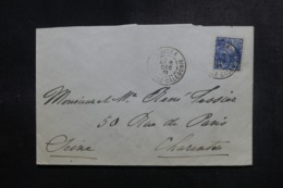 NOUVELLE CALÉDONIE - Enveloppe De Nouméa Pour La France En 1921, Affranchissement Plaisant - L 47874 - Lettres & Documents