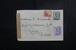 ESPAGNE - Cachets De Censures Sur Enveloppe De Potes Pour La Suisse En 1940 - L 47893 - Marcas De Censura Nacional