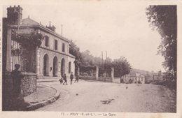 Carte 1930 JOUY / LA GARE - Jouy