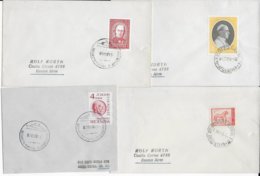 1956/59 - MARITIME - ARGENTINA - 4 ENVELOPPES DIFFERENTES ESTAFETTA FLUVIAL - Briefe U. Dokumente