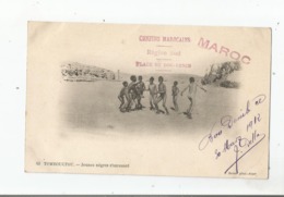 TOMBOUCTOU 43 JEUNES NEGRES S'AMUSANT 1912 (CACHETS MILITAIRES ) - Mali