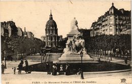 CPA PARIS 7e-Le Monument Pasteur Et L'Hótel Des Invalides (327541) - Statues