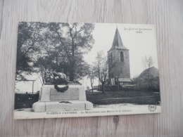 CPA 48 Lozère Saint Chély D'Apcher Le Monument Aux Morts Et Le Clocher  BE - Saint Chely D'Apcher