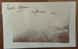 Tiaret, Algérie, 1910 - Une Fête Arabe - Photo Carte Postale - Tiaret