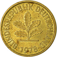 Monnaie, République Fédérale Allemande, 5 Pfennig, 1978, Karlsruhe, TTB - 5 Pfennig
