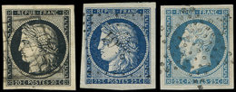 EMISSION DE 1849 - 3a, 4a, 10, Exemplaires Choisis Superbes - 1849-1850 Cérès