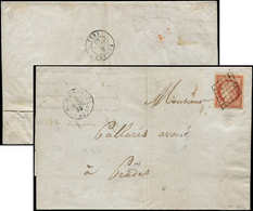 Let EMISSION DE 1849 - 7     1f. VERMILLON, Très Bien Margé, Obl. GRILLE Légère S. LAC, Càd T15 BOURG-MADAME 8/7/49, Arr - 1849-1850 Ceres