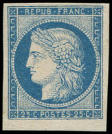 ** EMISSION DE 1849 - R4d  25c. Bleu, REIMPRESSION, Fraîcheur Postale, TTB - 1849-1850 Ceres