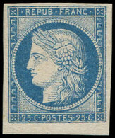 ** EMISSION DE 1849 - R4d  25c. Bleu, REIMPRESSION, Fraîcheur Postale, TTB - 1849-1850 Cérès