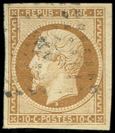 PRESIDENCE - 9    10c. Bistre-jaune, Obl., TB - 1852 Luigi-Napoleone