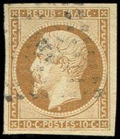 PRESIDENCE - 9    10c. Bistre-jaune, Obl., TB - 1852 Luis-Napoléon