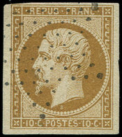 PRESIDENCE - 9    10c. Bistre-jaune, Obl. ETOILE, Frappe Légère, TB/TTB. Br - 1852 Louis-Napoleon