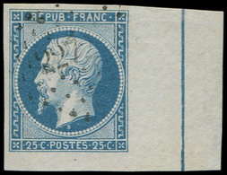PRESIDENCE - L10b 25c. Bleu, Bdf Avec FILET D'ENCADREMENT, Obl. Légère, TTB - 1852 Luigi-Napoleone