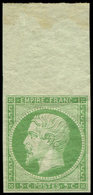 ** EMPIRE NON DENTELE - 12a   5c. Vert-jaune, Bdf, TTB - 1853-1860 Napoleone III