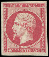 ** EMPIRE NON DENTELE - 17B  80c. Rose, Frais Et TB - 1853-1860 Napoléon III