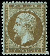 * EMPIRE DENTELE - 19b   1c. Mordoré, TB - 1862 Napoléon III.