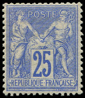 * TYPE SAGE - 78   25c. Outremer, Très Bien Centré, TB. C - 1876-1878 Sage (Type I)
