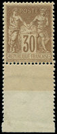 ** TYPE SAGE - 80   30c. Brun-jaune, Bon Centrage, Bdf, TB - 1876-1878 Sage (Type I)