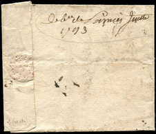 Let OBLITERATIONS PAR DEPARTEMENTS - 8/ARIEGE MP Manuscrite "Debse De Pamiers 1793" S. LSC, TB - 1849-1876: Classic Period